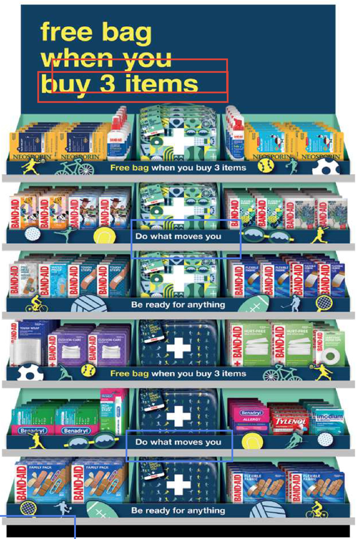 Build Your Own First Aid Kit 2026: endcap artwork review